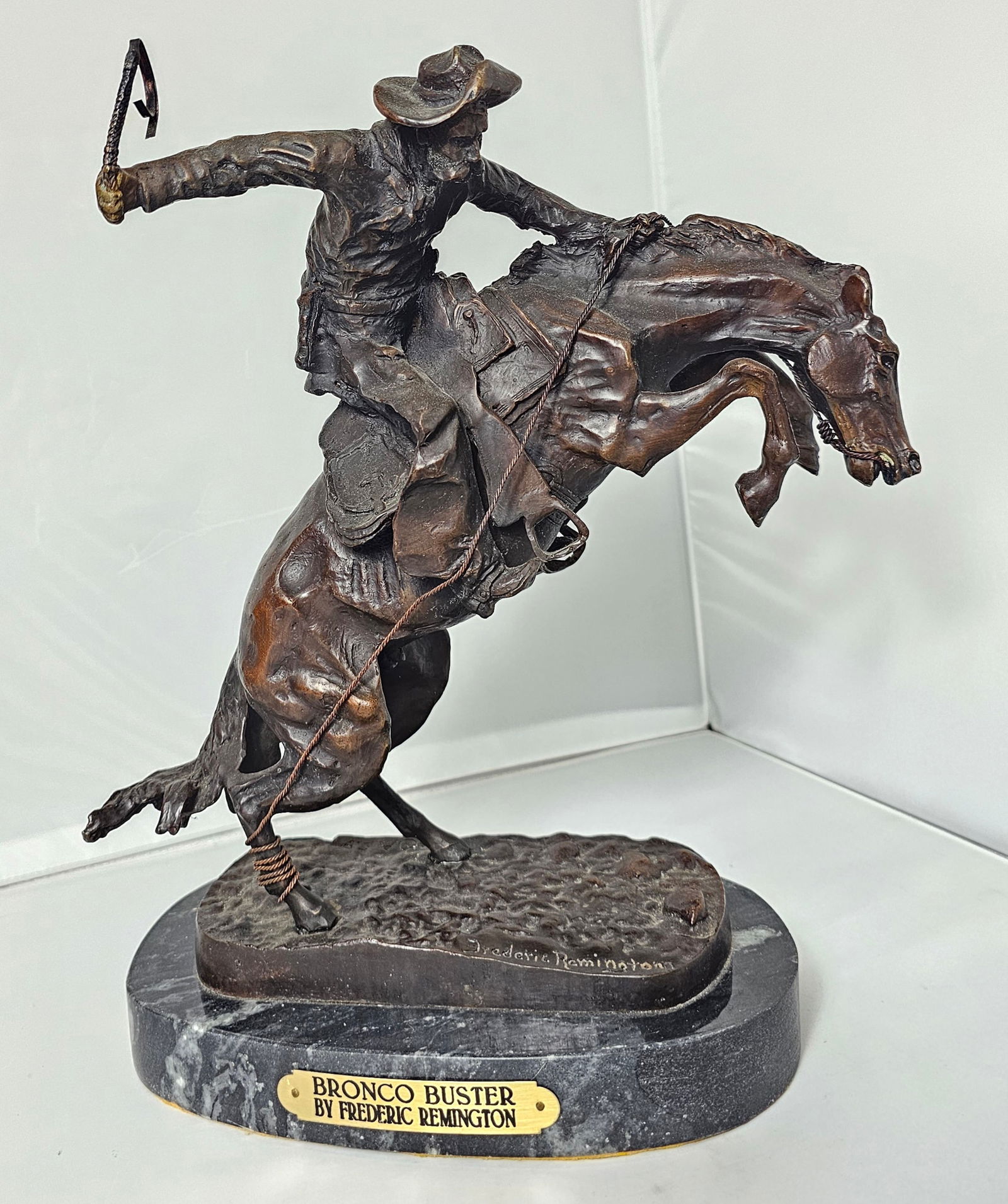Bronco Buster Statue by Frederic Remington