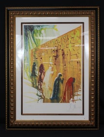 Salvador Dali (1904-1989) "The Wailing Wall" Lithograph