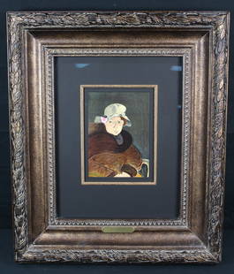 Henri Matisse (1869-1954) Marguerite Matisse Lithograph: Henri Matisse (1869-1954) Marguerite Matisse Lithograph. Beautiful framed portrait lithograph printed in 1955 with plaque on frame and certificate of authenticity by Nathan Daniel Isen from the