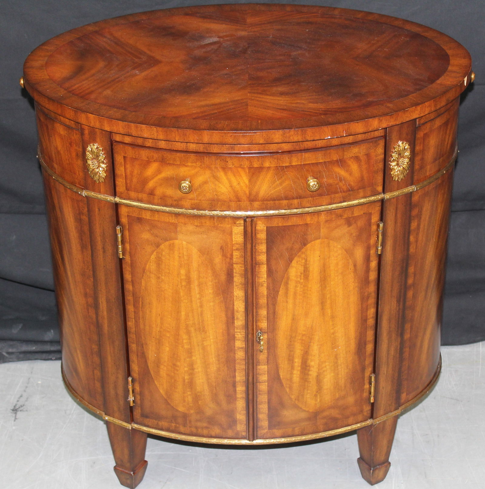 Maitland Smith Oval Cabinet (1 of 17)