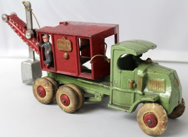 Hubley General Digger Truck Cast Iron Toy