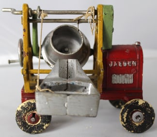 Kenton Toys Jaeger Cement Mixer Cast Iron Toy