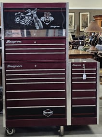 Snap-On Harley Davidson 1993 90th Anniversary Limited Edition 4 Piece Tool Chest