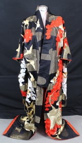 Silk Floral Japanese Wedding Kimono