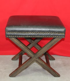 Stickley Four Hands Leather Ottoman