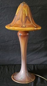 Clearman Art Glass Lamp