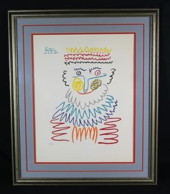 Pablo Picasso (1881-1973) "The Joyous King" Limited Edition Lithograph