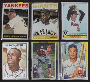 Binder of Various Topps Baseball Cards from 1952-1982