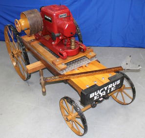 International Harvestor Corporation Stationary Engine on a Cart