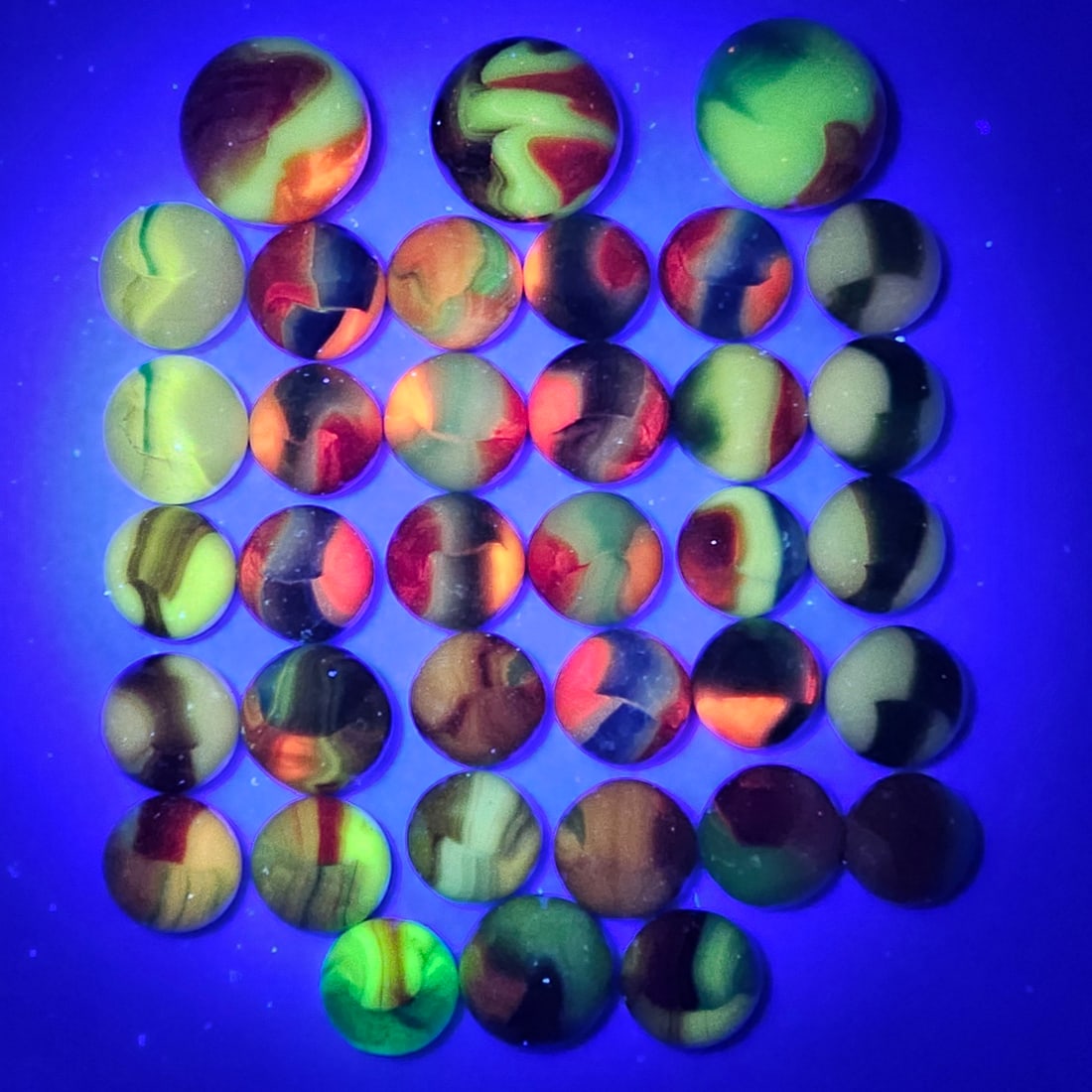 36 Vitro Marbles - 2