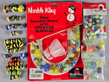 Collection of Marble King Marbles