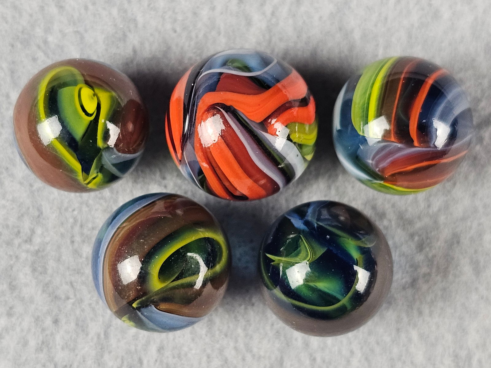 5 Vacor Michelangelo 1st Generation Marbles (1 of 6)