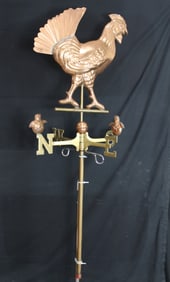 Hen and Chicks Weathervane