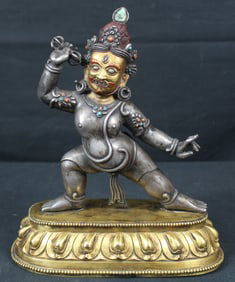Bronze Vajrapani Figure