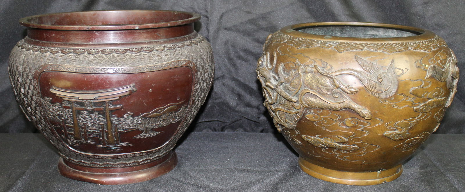 Two Early Asian Bronze Planters (1 of 10)