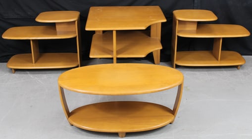 Four Heywood Wakefield Side Tables