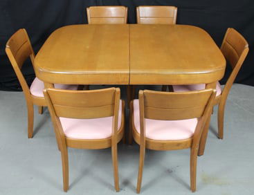 Heywood Wakefield MCM Dining Table and Chairs