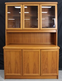 Christian Linneberg MCM Teak Hutch and Buffet