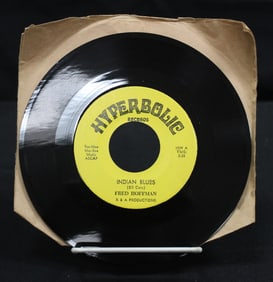 Fred Hoffman "Indian Blues" 45rpm Record