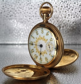 14K Gold American Waltham Pocket Watch