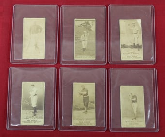 6- George Gore, Steve Toole, Doc Bushong, Tip O'Neil, Chris Fulmer, Nick Smith N172 Old Judge Cards