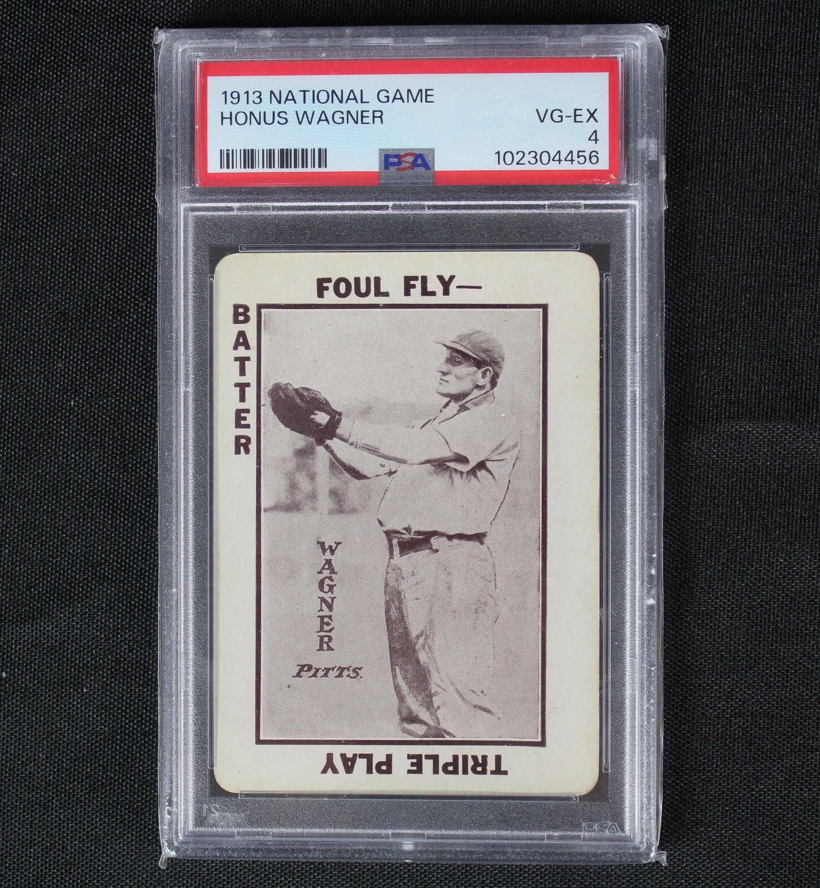 1913 National Game Honus Wagner HOF Baseball Card PSA 4 (1 of 4)