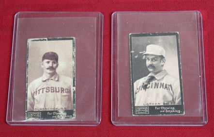 2-1895 Jack Glasscock, Arlie Latham N300 Mayo's Plug Card