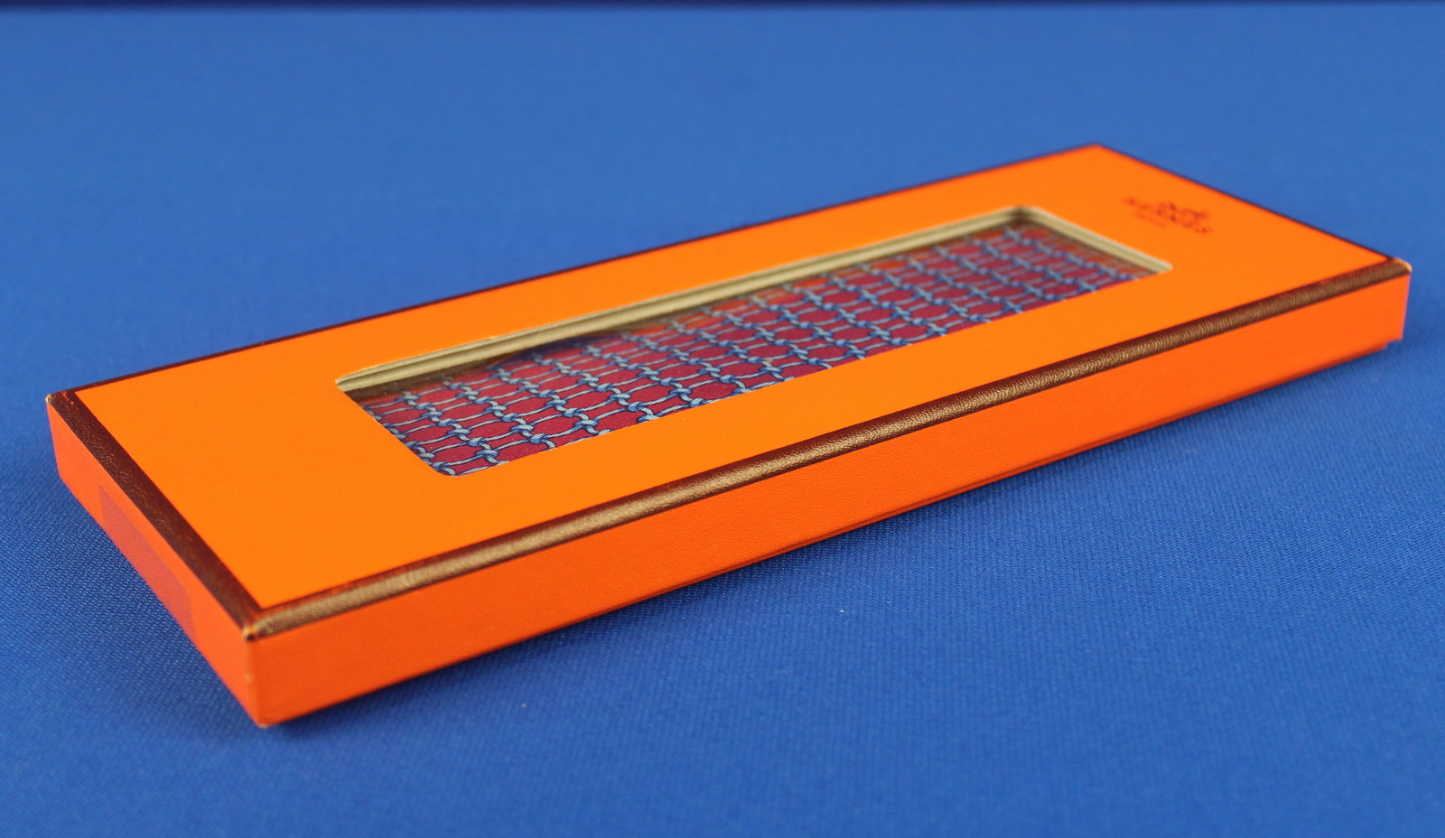 Hermes Chain Link Pattern Tie - 3