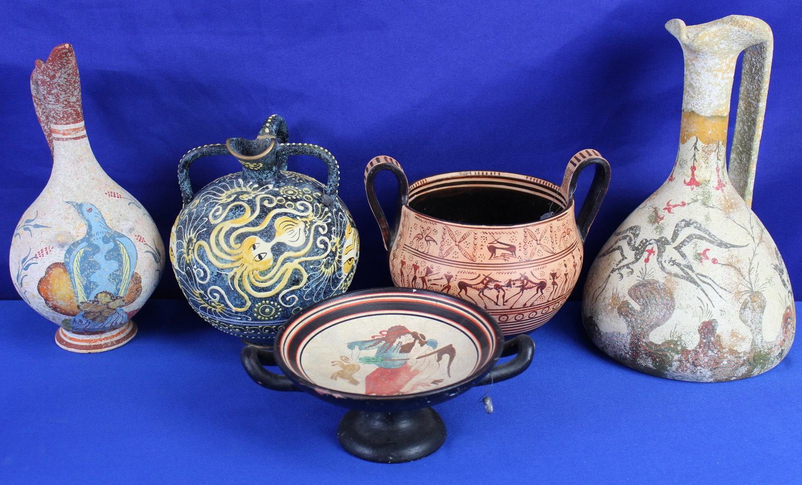 Collection of 5 Ceramic Museum Replicas (1 of 19)