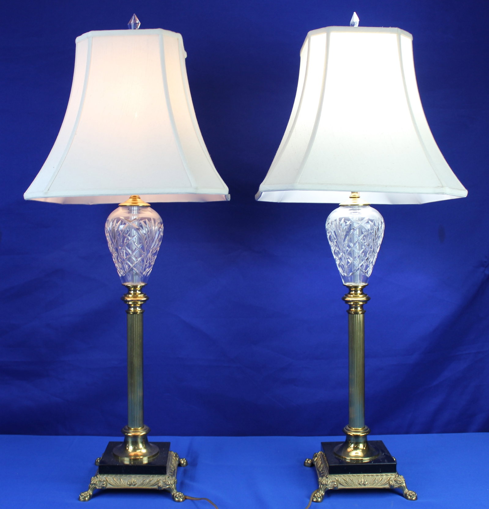 Pair of Waterford Crystal Lamps (1 of 6)