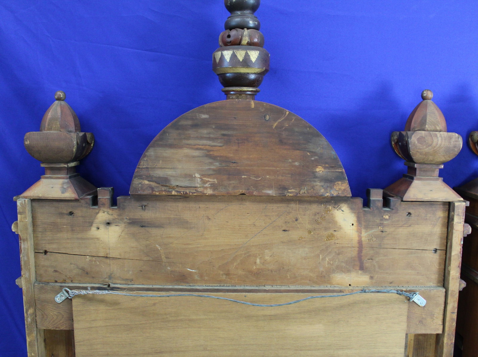 Pair of Large Renaissance Revival Carved Wood Mirrors - 11