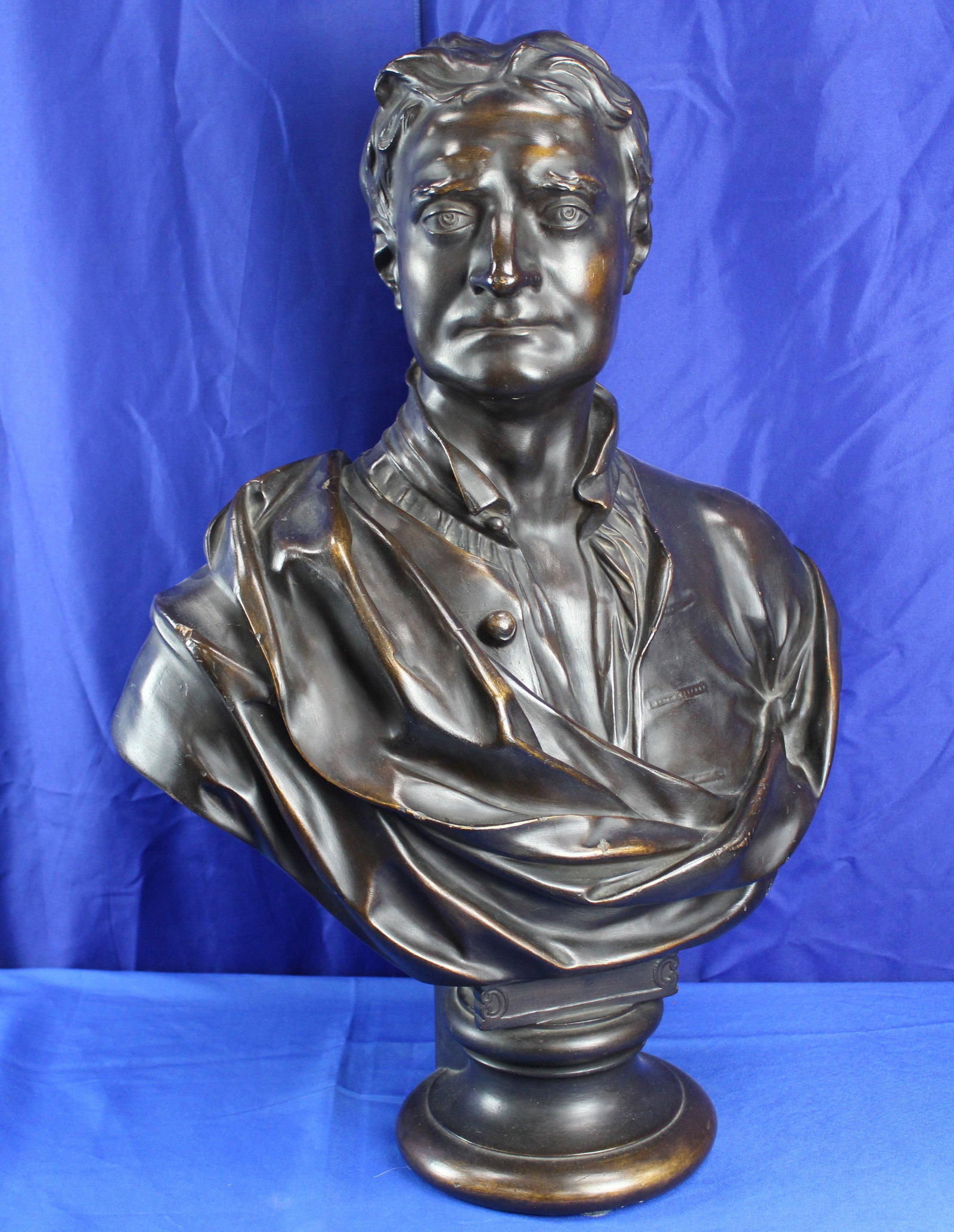 Sir Isaac Newton Large Bronze Bust by the Gebruder Micheli Foundry (1 of 9)