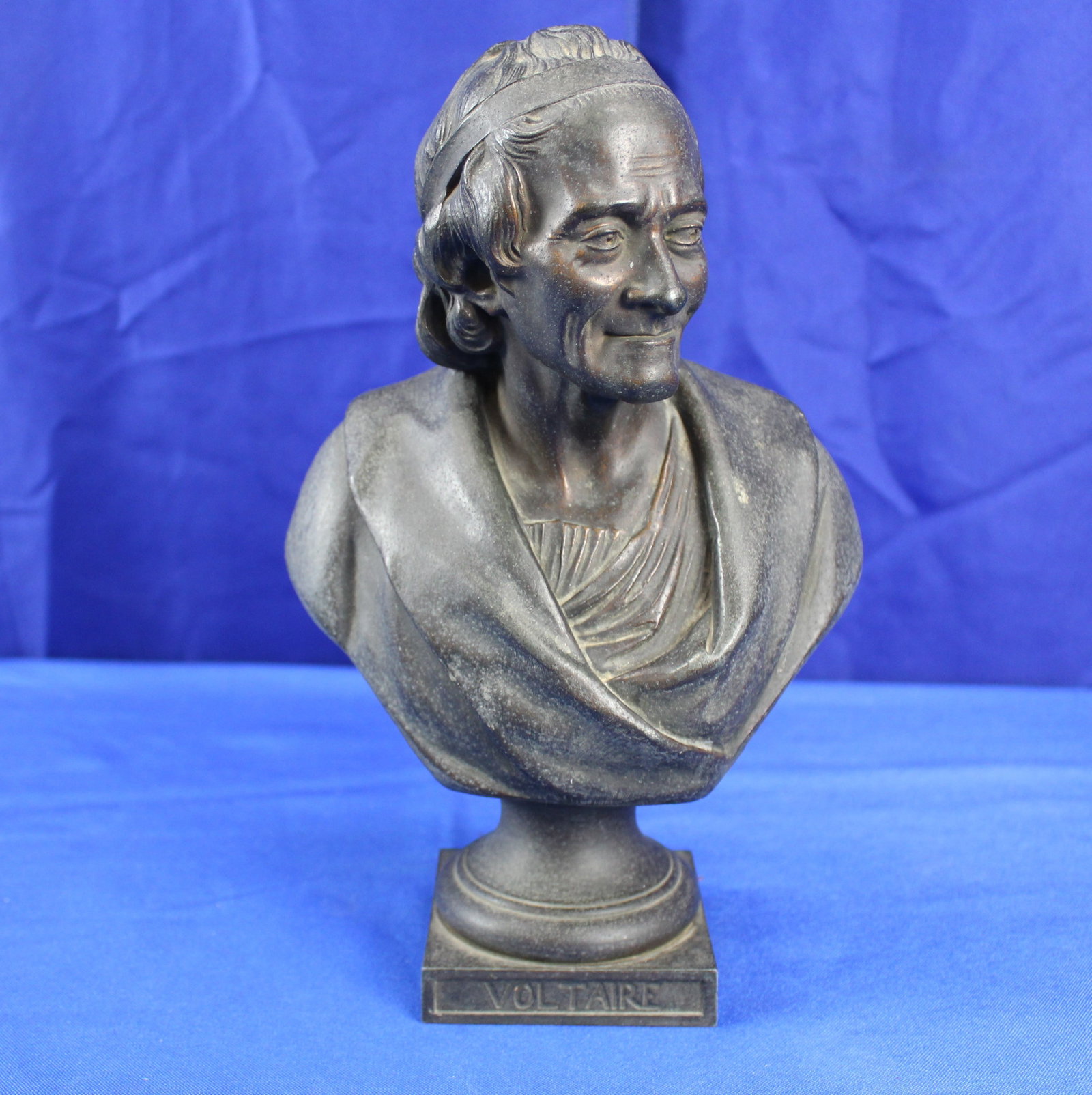 Voltaire Small Bronze Bust - 2