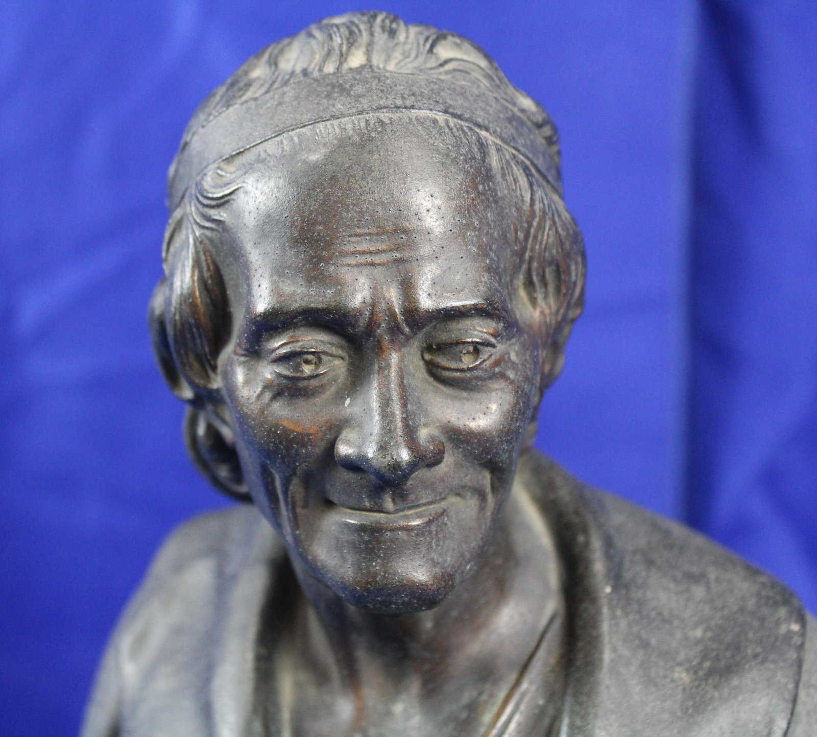 Voltaire Small Bronze Bust - 6