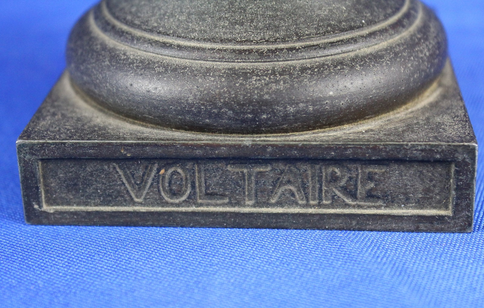 Voltaire Small Bronze Bust - 7