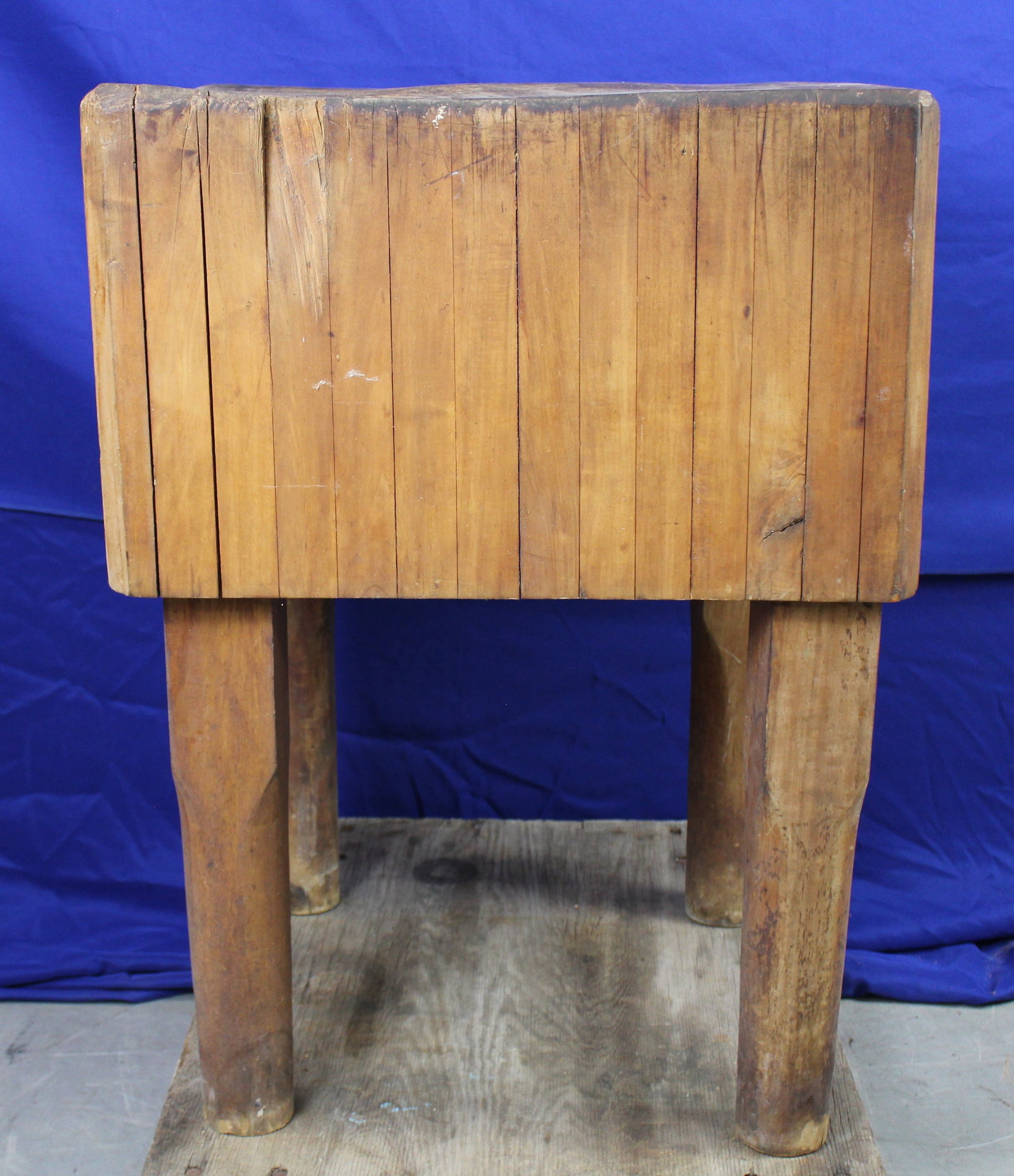 Square Butcher Block Table - 3