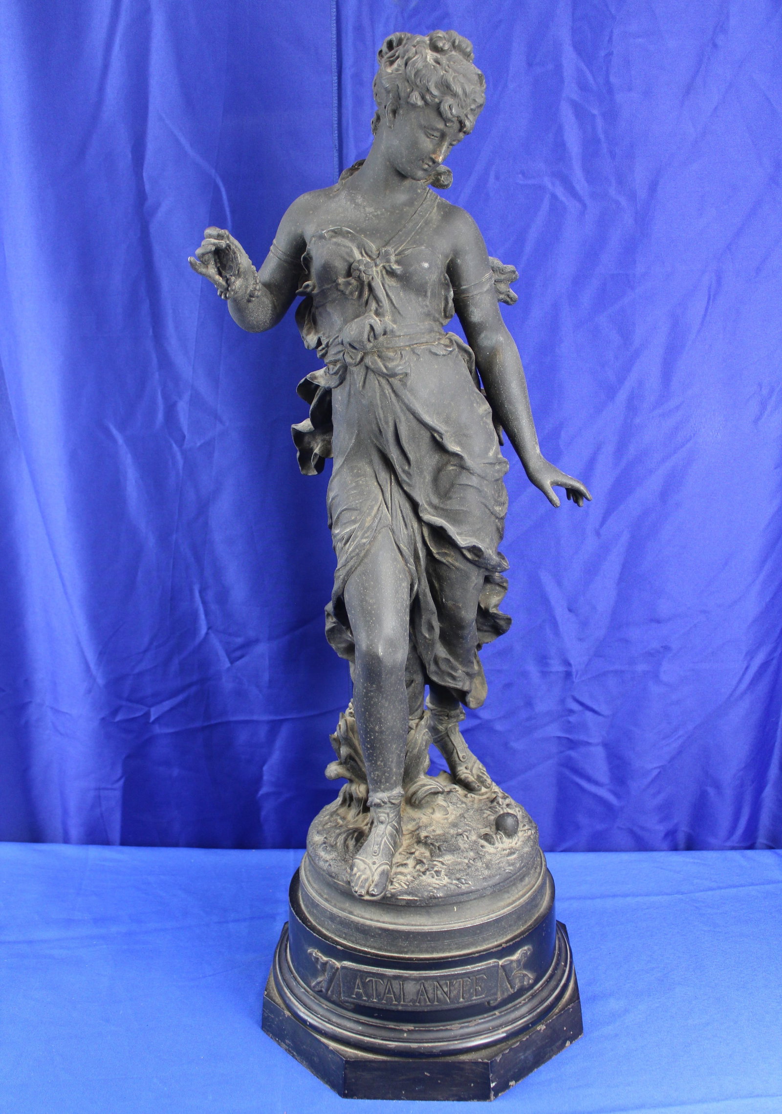 Hippolyte Francois Moreau "Atalante" Bronze Statue (1 of 7)