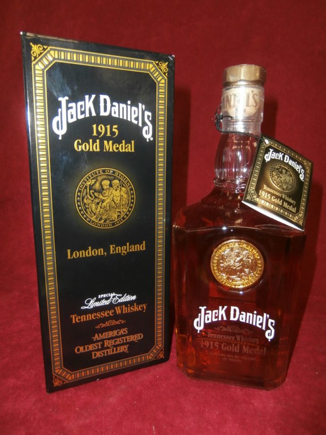 Jack Daniels Gold Medal Collection 7 Bottle Set Lot 173