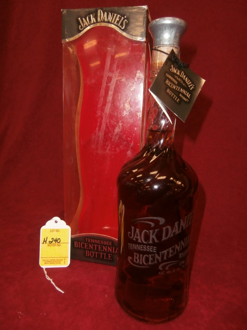 Jack Daniels Bicentennial Bottle Jan 30, 2014 Golden Gavel Auctions