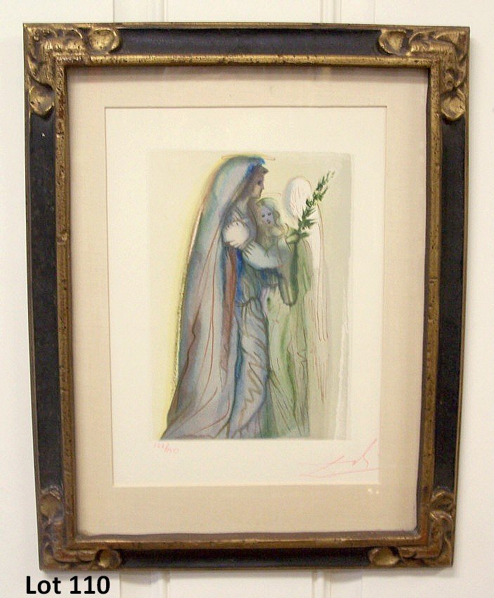 Salvador Dali Divine Comedy Lithograph C1960 (1 of 8)