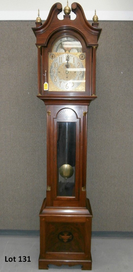 Bigelow Kennard Inlaid Grandfather Clock (1 of 10)