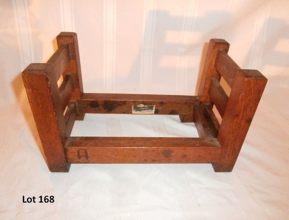 Gustuf Stickley Signed Book Holder (1 of 4)