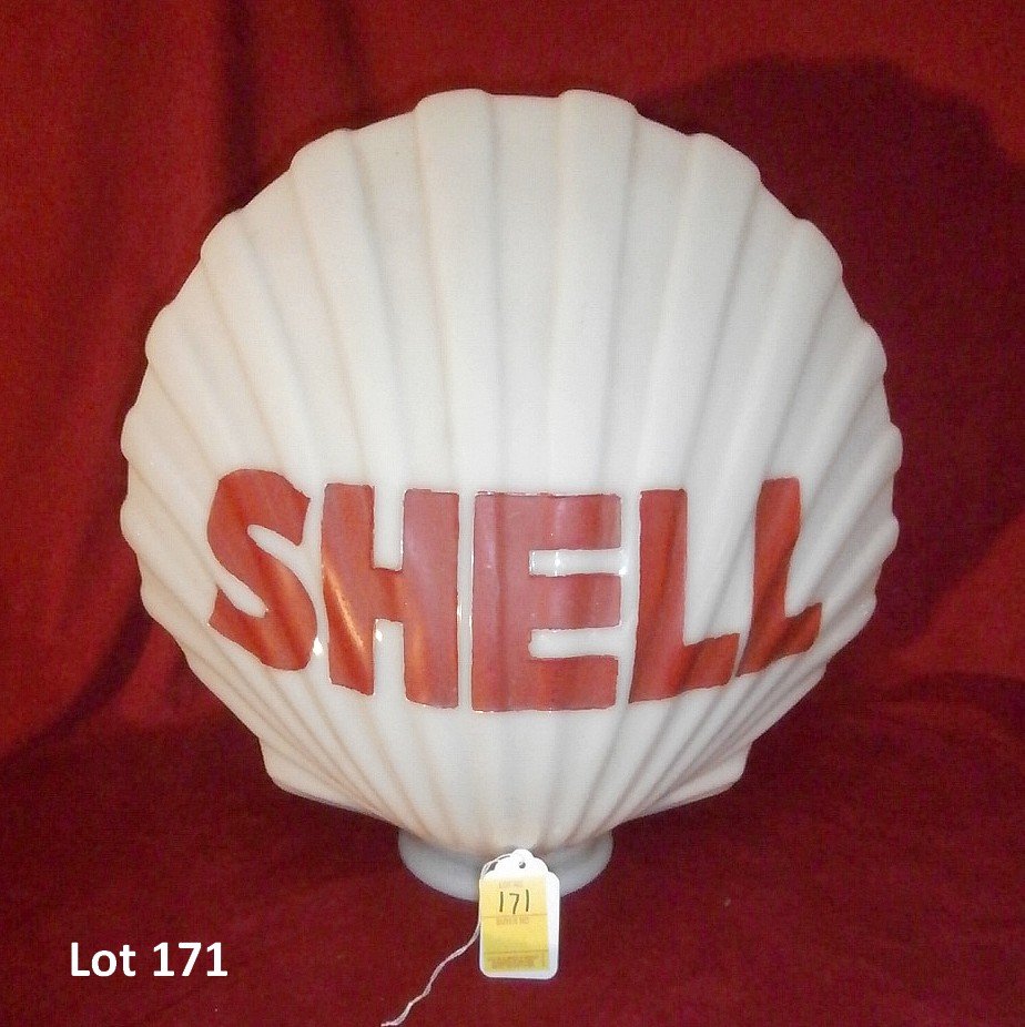 Original Shell Clam Shape Gas Globe (1 of 3)
