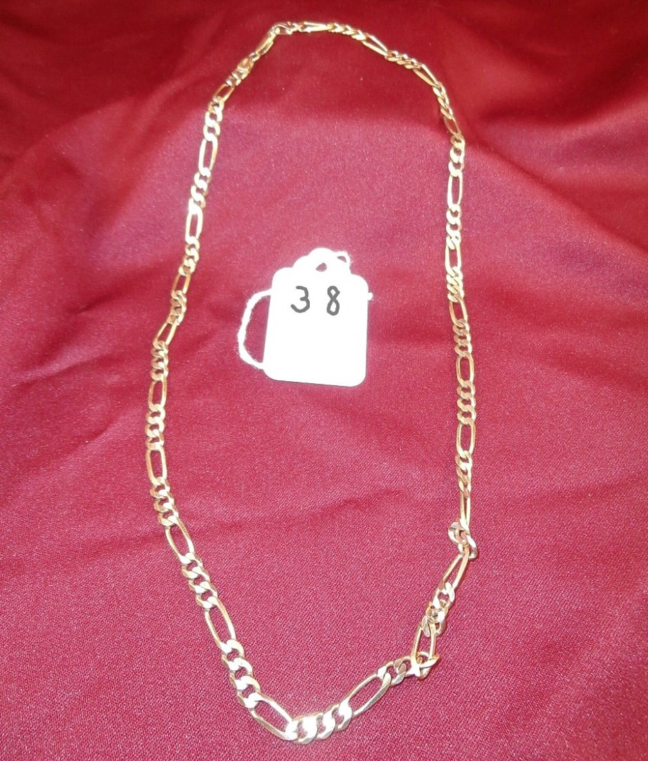 18K Yellow 20" chain marked 750: 18K Yellow 20" chain marked 750 Italy; 12.8 Dwt.