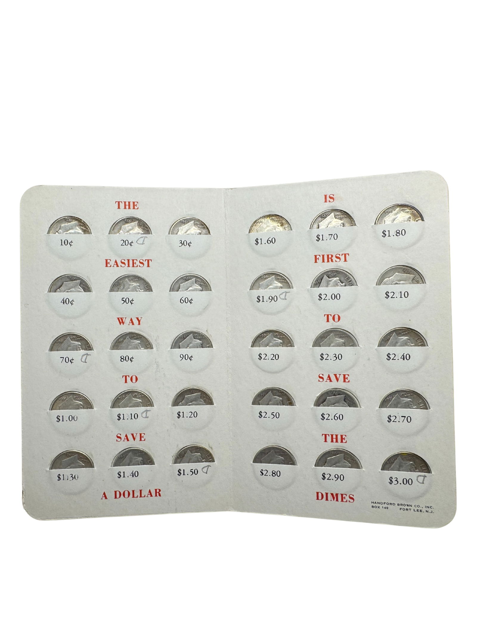 90% Silver Roosevelt Dime Book of 30 Silver Dimes (1 of 1)