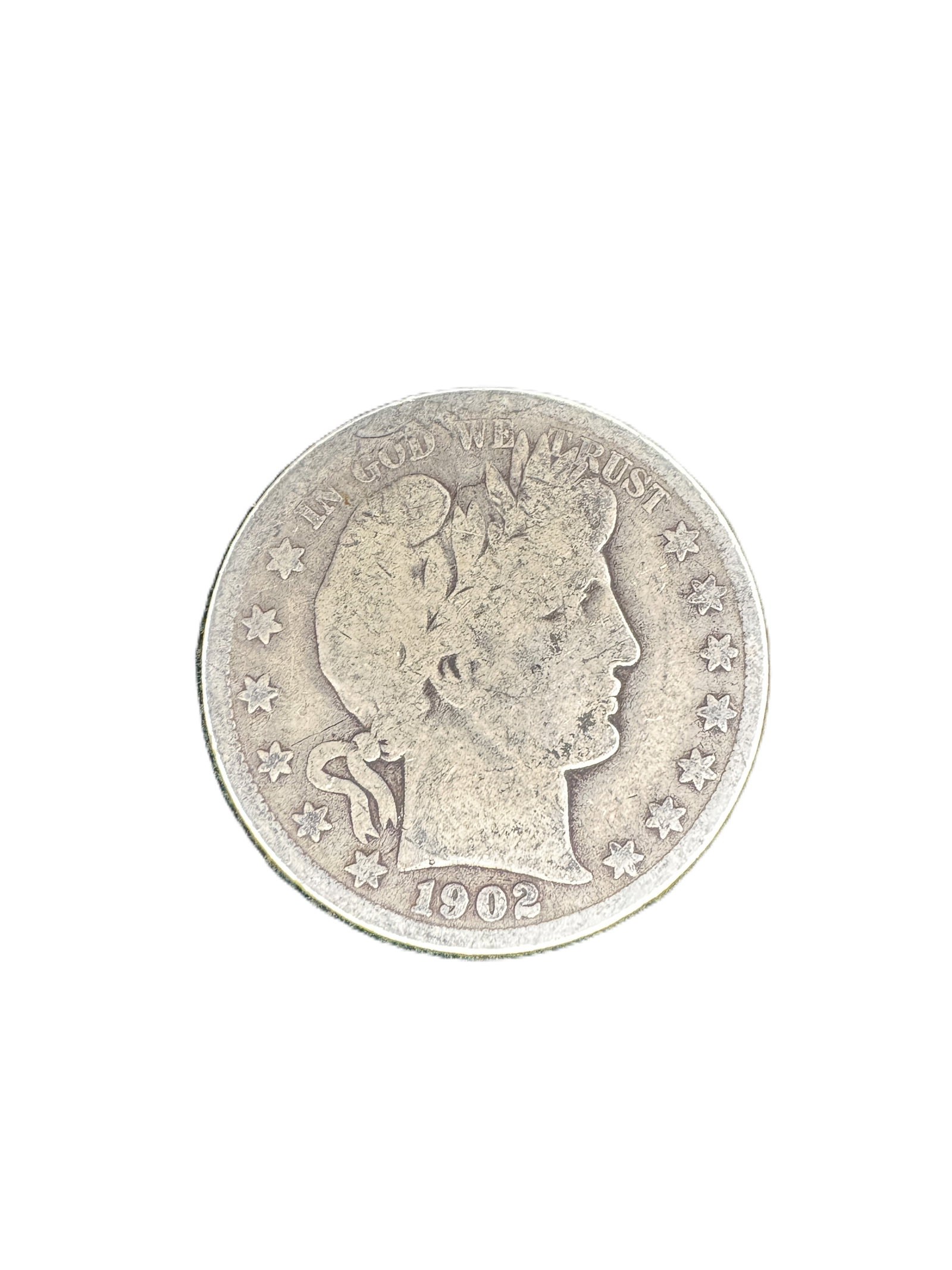 1902 O Barber Half Dollar 90% Silver New Orleans Mint (1 of 3)