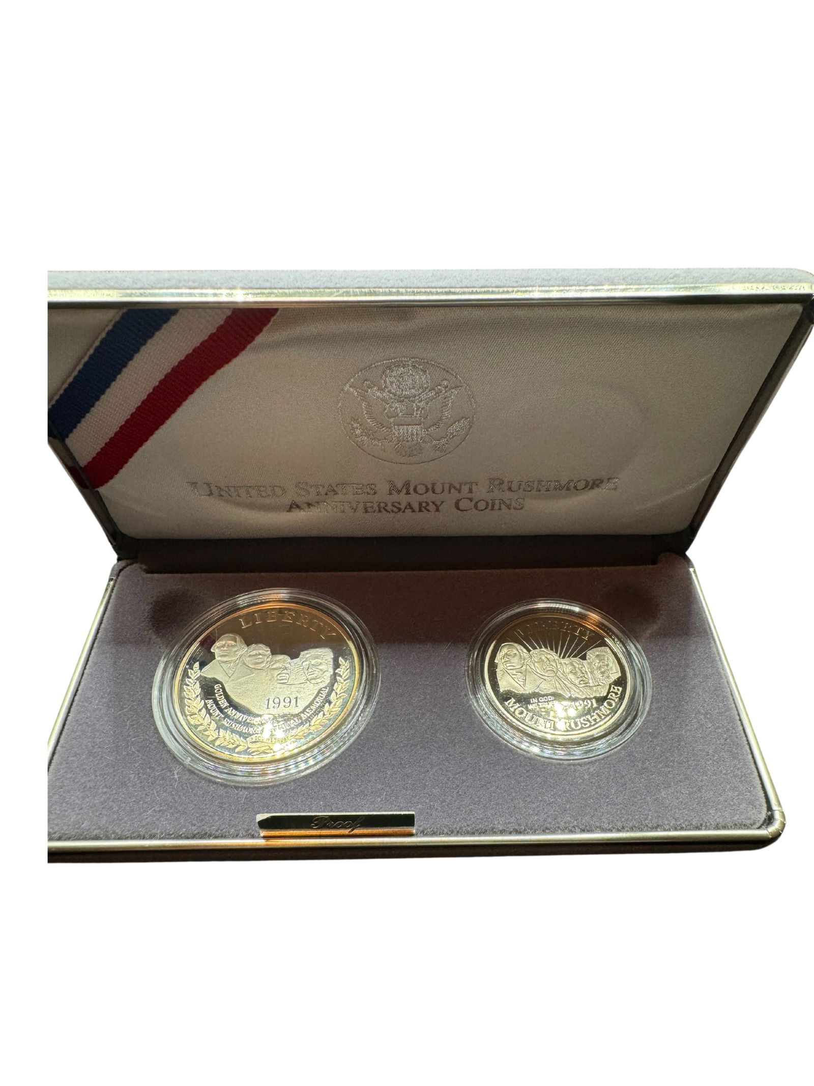 1991-S $1 Mount Rushmore DCAM Proof Set (1 of 2)