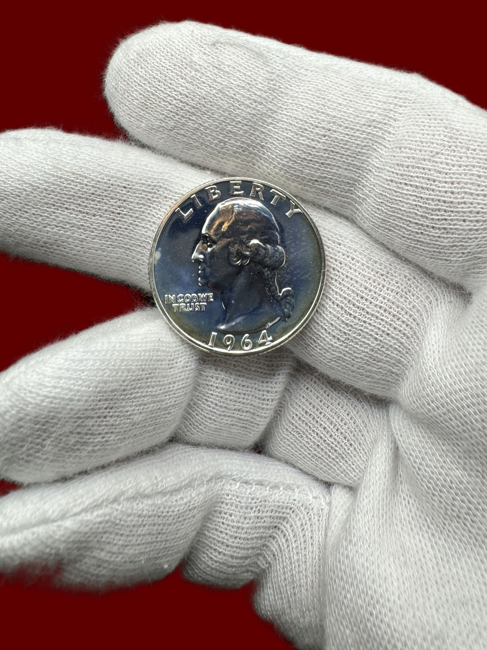 1964 25c Washington Silver Quarter Proof Like (1 of 3)