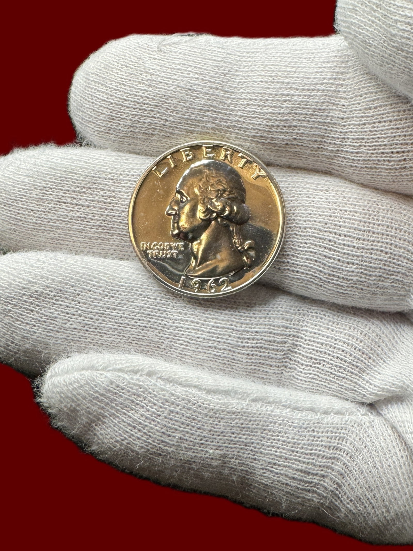 1962 25c Washington Silver Quarter Proof Like (1 of 2)