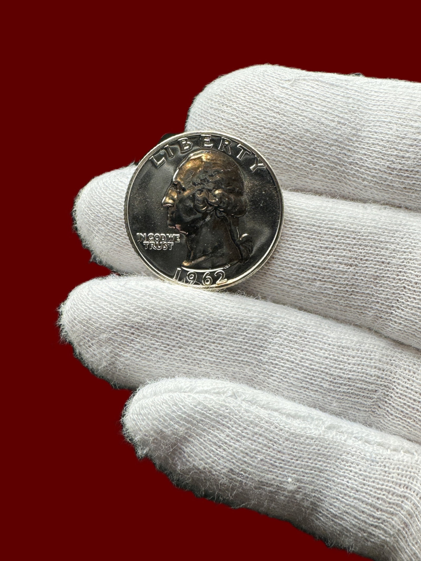 1962 25c Washington Silver Quarter Proof Like (1 of 3)